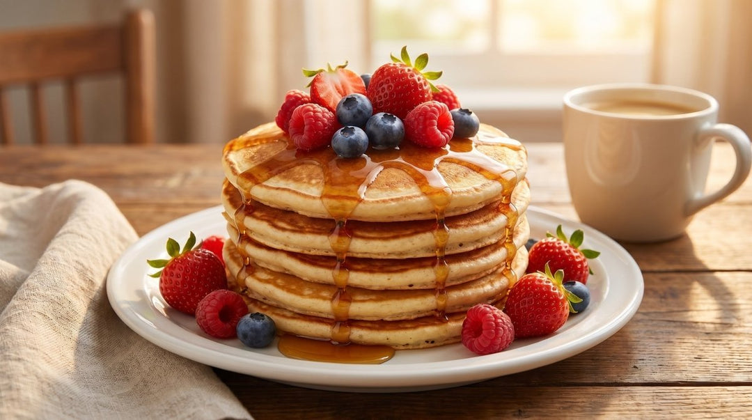 Glutenfreie Protein-Pancakes: 6 getestete Rezepte (alternative Mehle + Makros) - Mincidelice