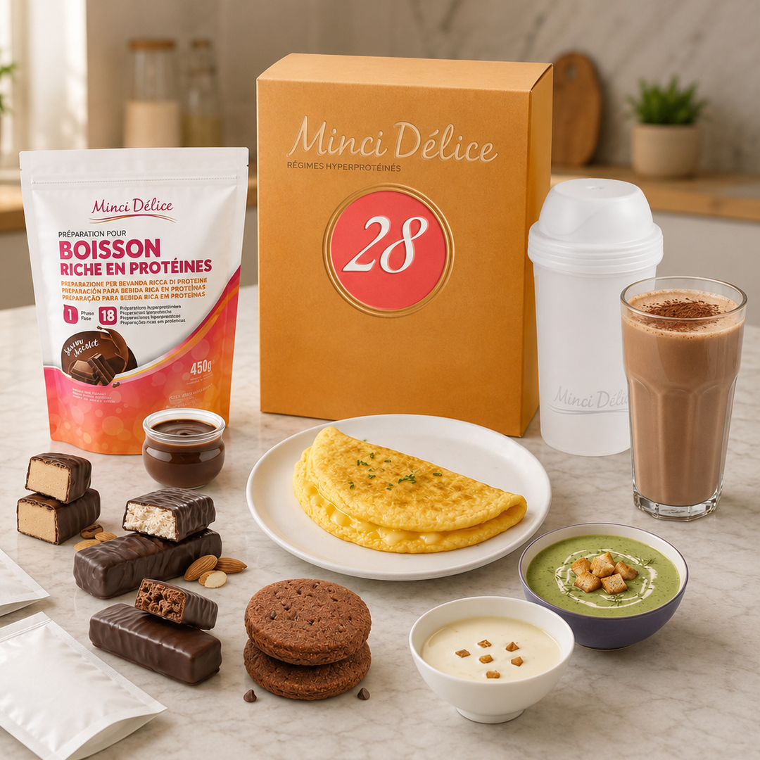 Régime hyperprotéiné 28 jours boissons chocolat