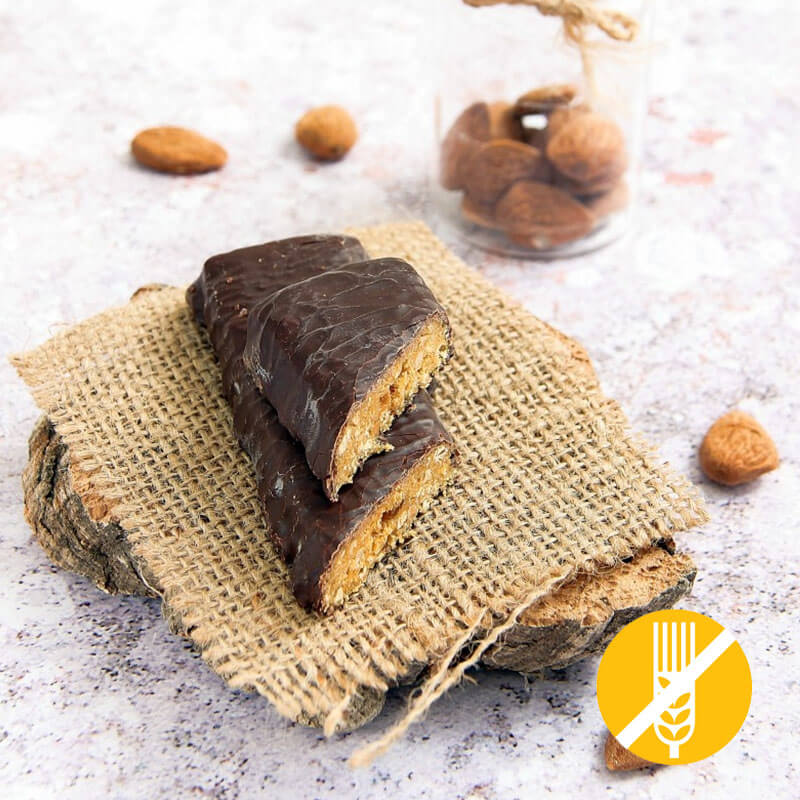 Barre érable, fruits et amandes enrobage chocolat - Mincidelice