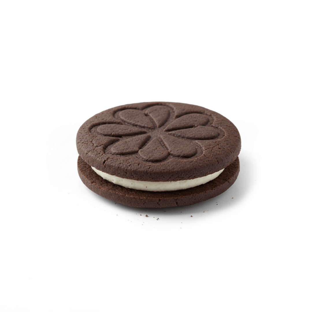 Biscuit cookie cream hyperprotéiné fourré crème vanille - Mincidelice