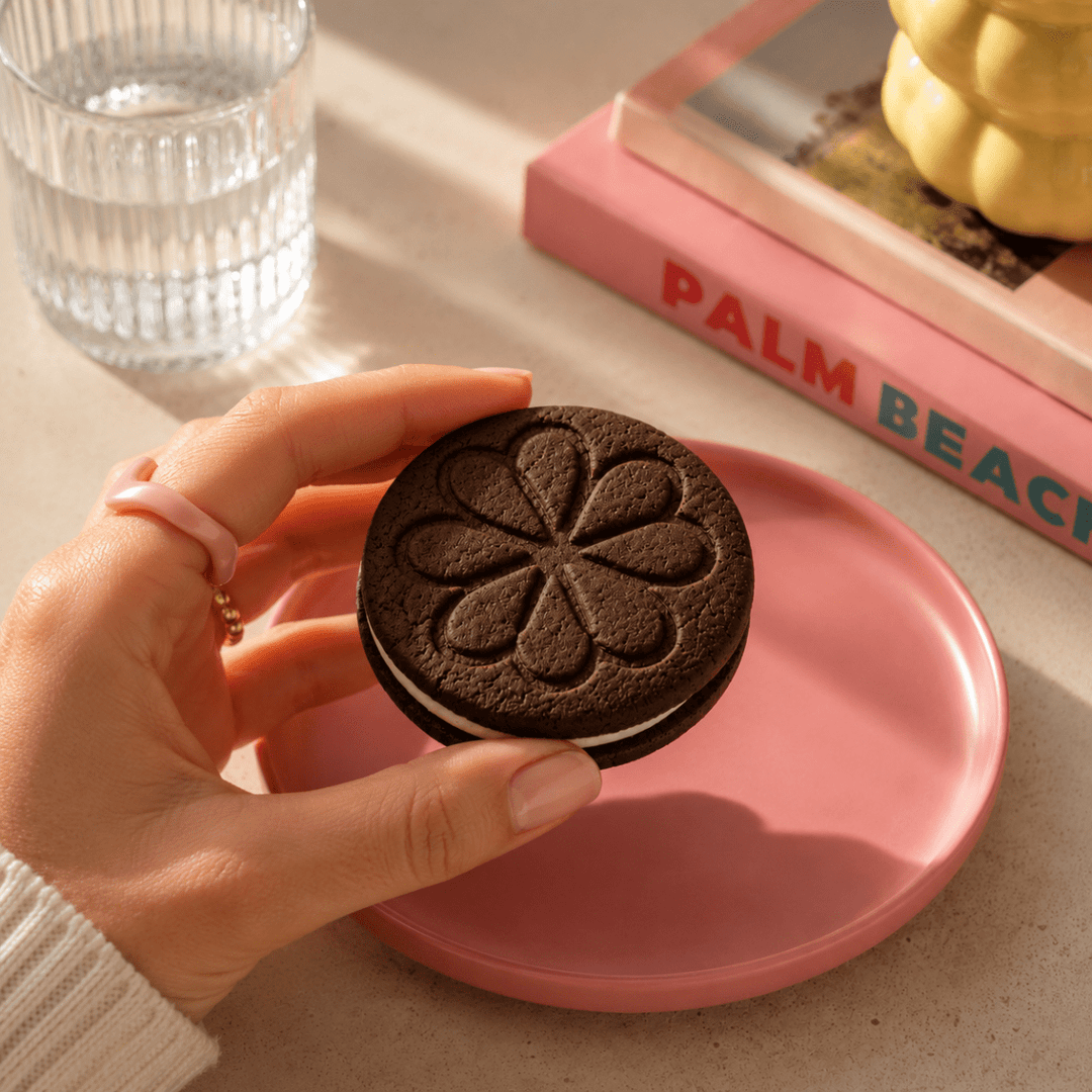 Biscuit cookie cream hyperprotéiné fourré crème vanille - Mincidelice