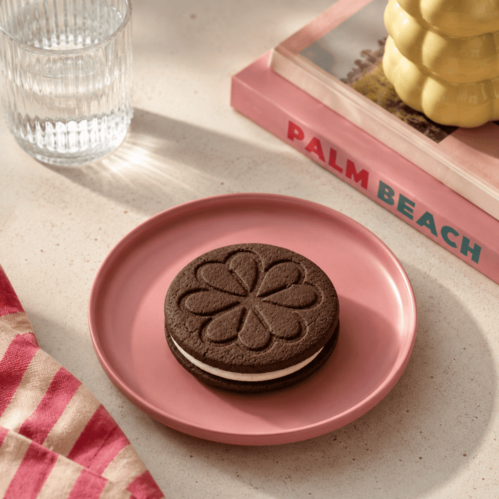 Biscuit cookie cream hyperprotéiné fourré crème vanille - Mincidelice