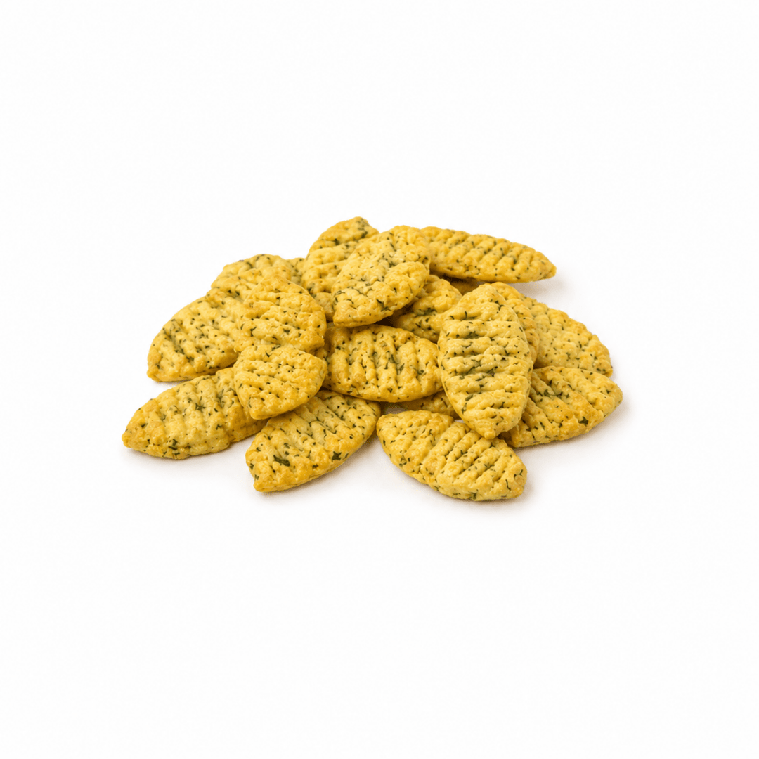 Biscuits apéritifs zipper soufflés arôme cornichon et aneth Sans gluten - Mincidelice