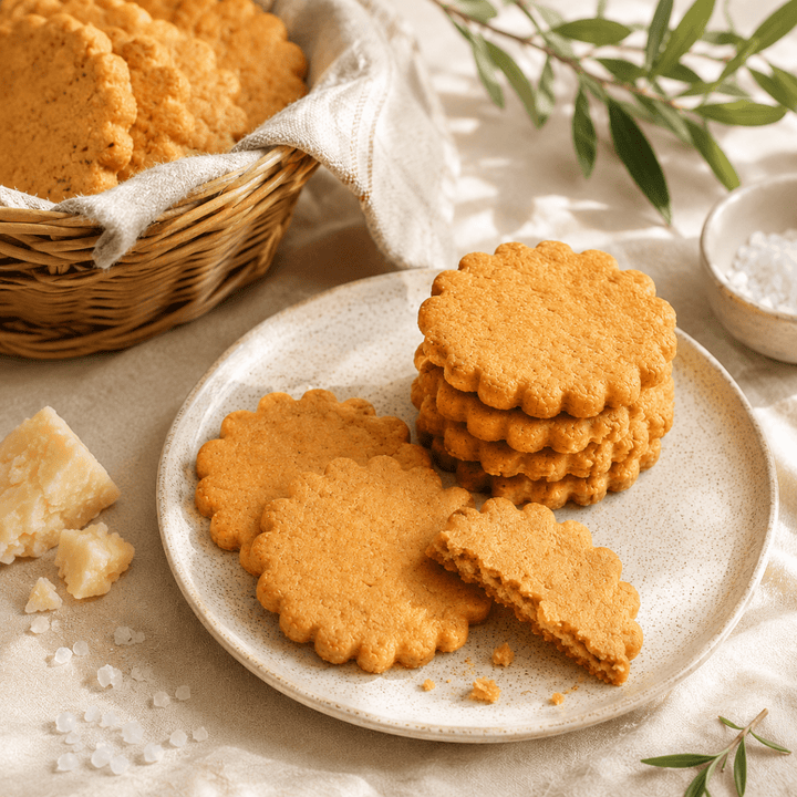 Biscuits hyperprotéinés saveur parmesan sachet de 40g - Mincidelice