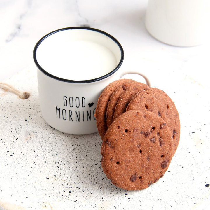 Biscuits protéinés cacao et pépites de chocolat - Mincidelice