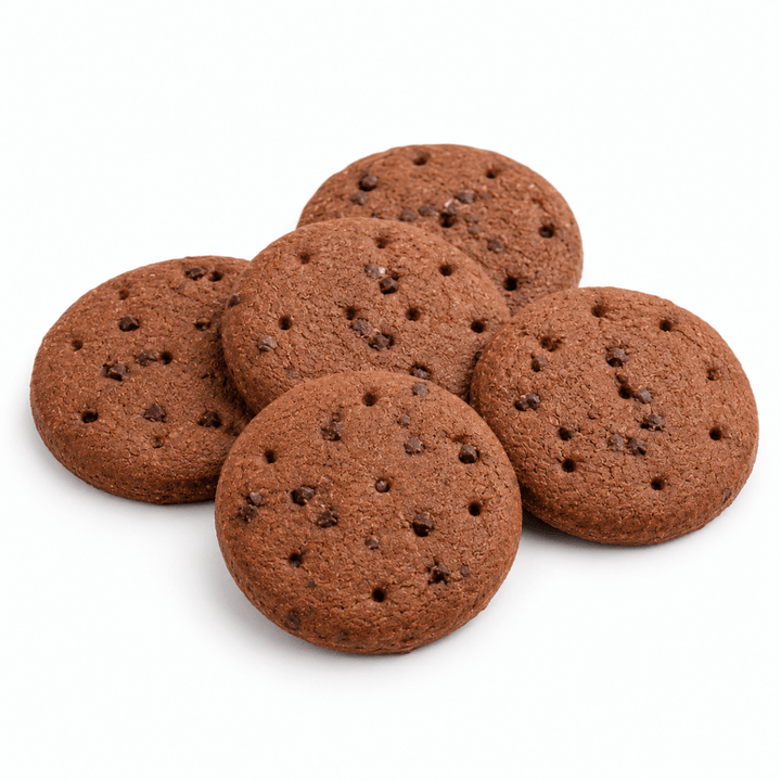 Biscuits protéinés cacao et pépites de chocolat - Mincidelice