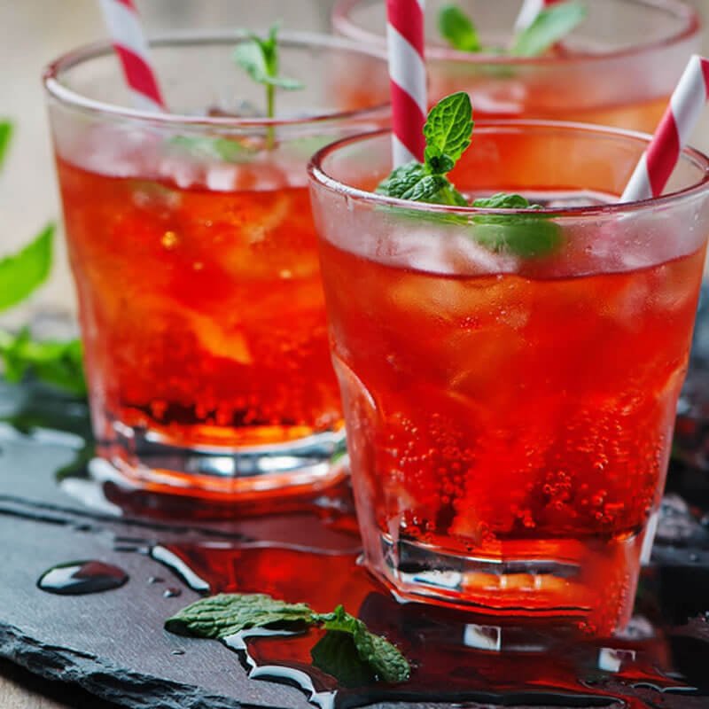 Boisson hyperprotéinée fruits rouges et collagène sans gluten - Mincidelice