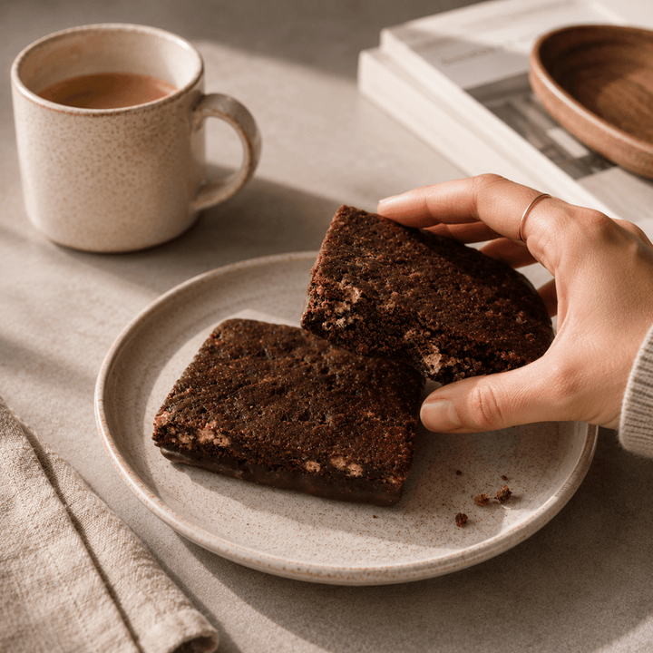 Brownie chocolat noisette hyperprotéiné - Mincidelice