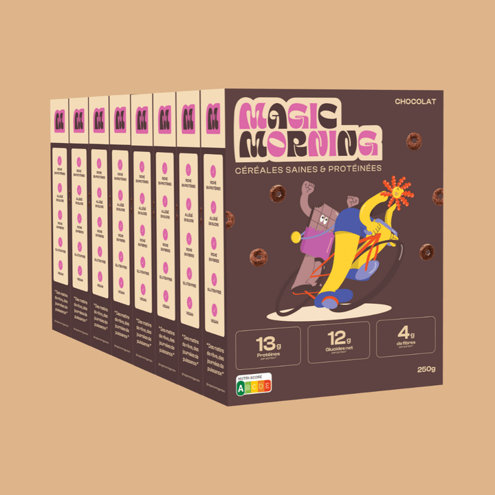 Céréales protéinés sans édulcorant Chocolat - Magic Morning - Mincidelice