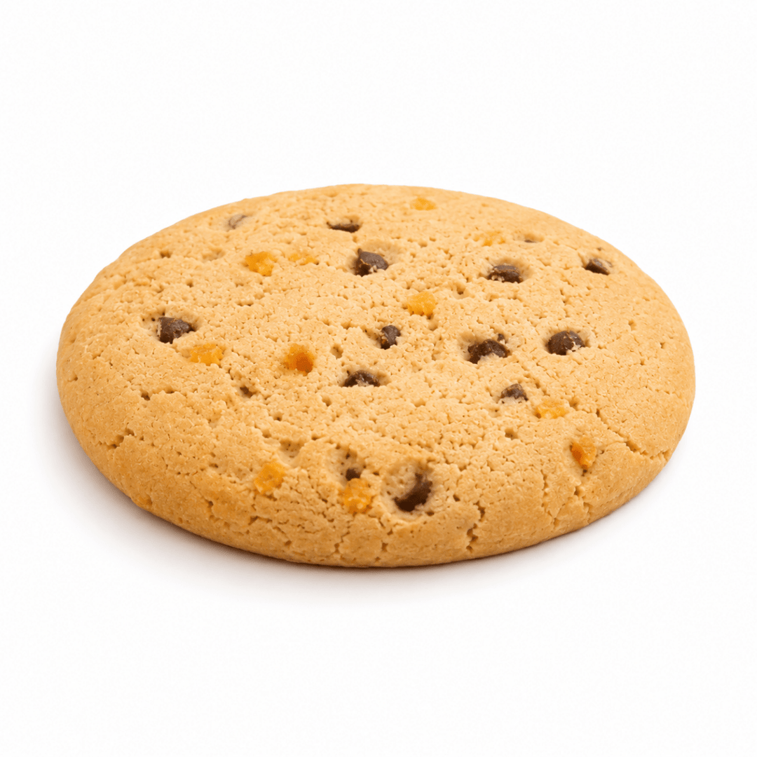 Cookie protéiné orange aux pépites de chocolat - Mincidelice