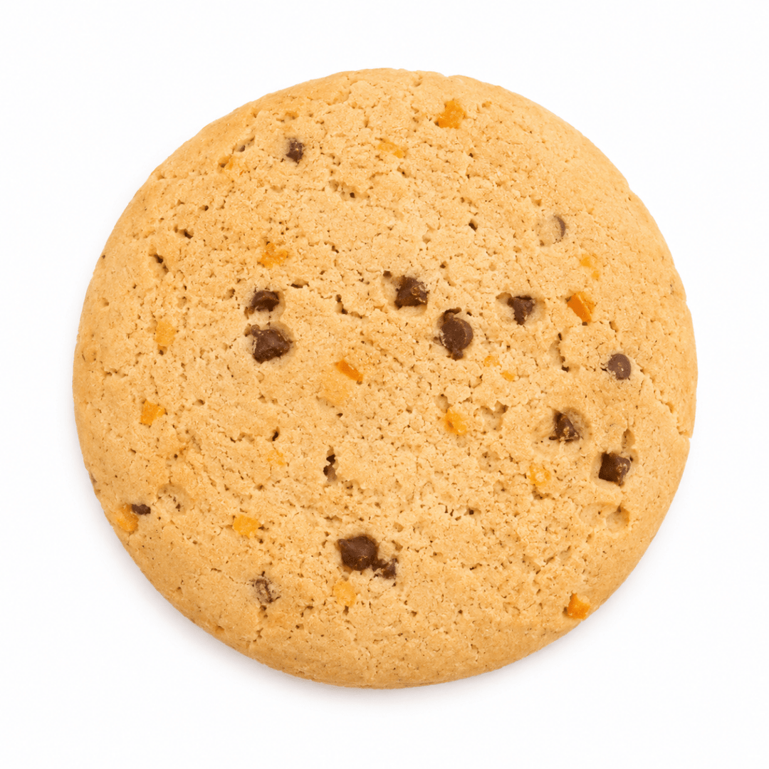 Cookie protéiné orange aux pépites de chocolat - Mincidelice