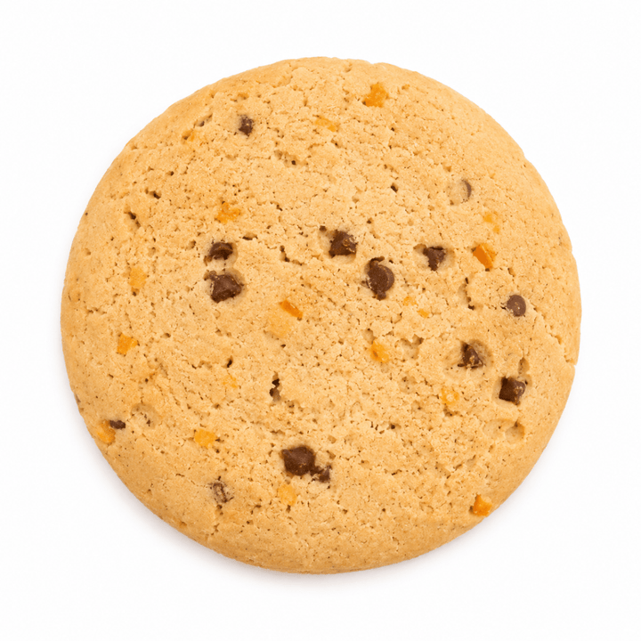 Cookie protéiné orange aux pépites de chocolat - Mincidelice
