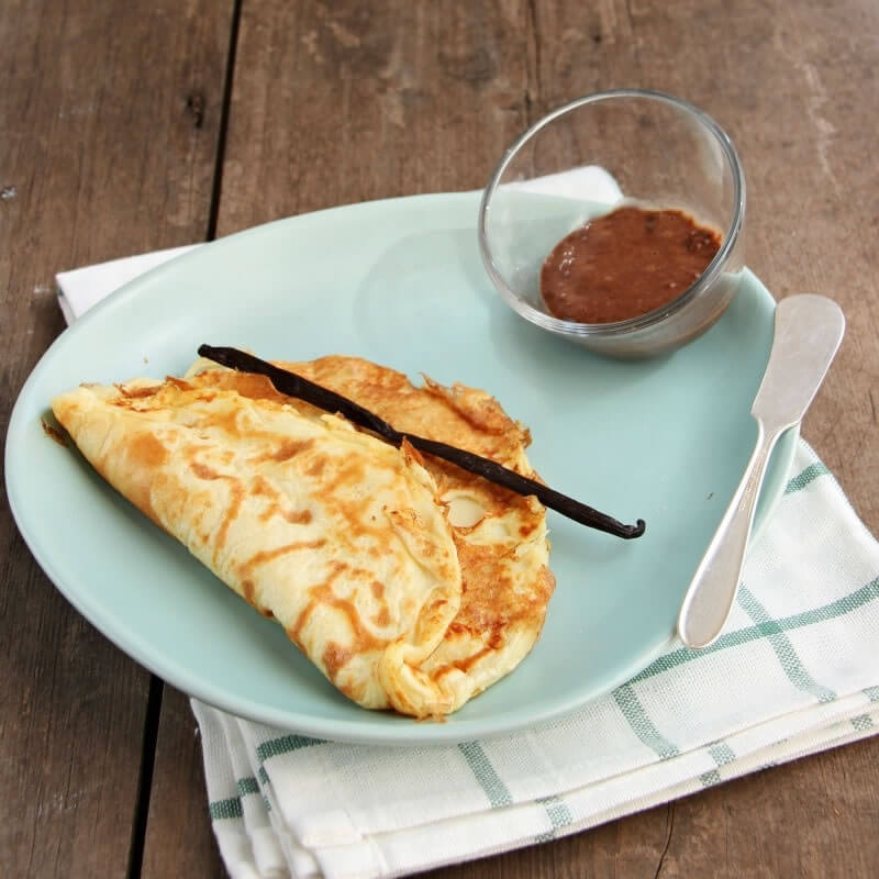 Crêpe vanille - Mincidelice
