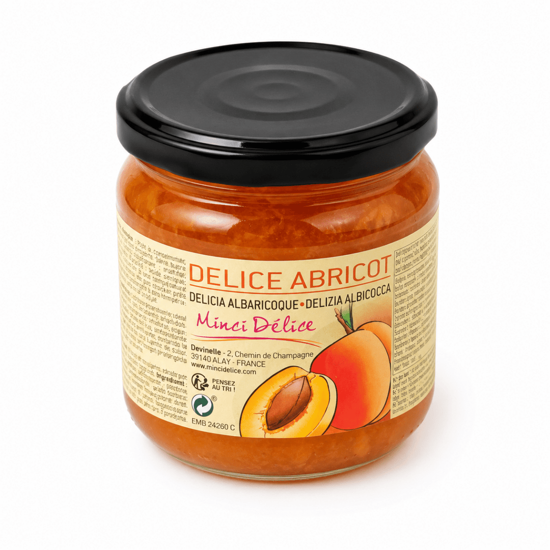 Délice à l’abricot en pot de 200 gr - Mincidelice