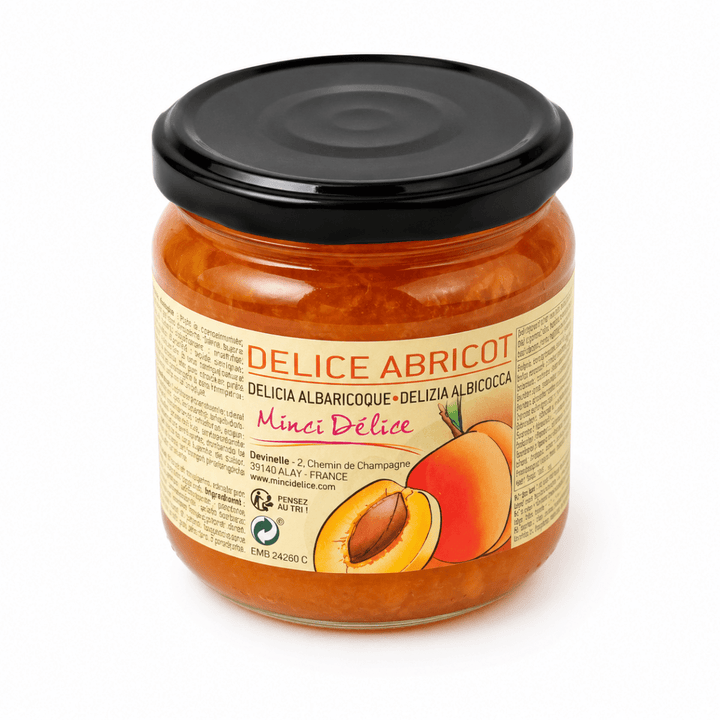 Délice à l’abricot en pot de 200 gr - Mincidelice