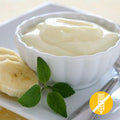 Glutenfreie Hyperprotein Entremets mit Bananengeschmack