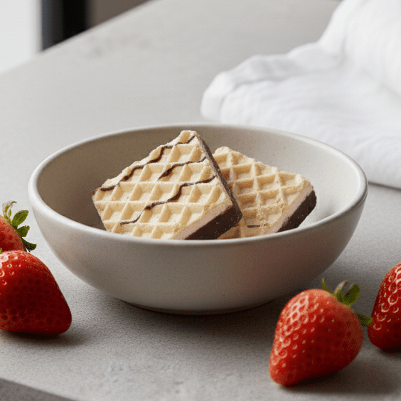 Gaufrettes hyperprotéinées saveur fraise groumande Phase 2 - Mincidelice
