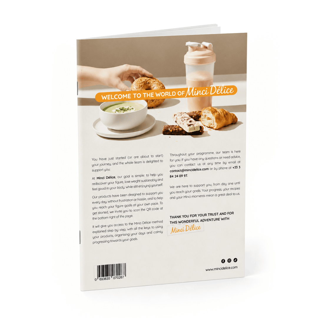 Guide pour cure hyperprotéinée Minci Délice - EN - Mincidelice