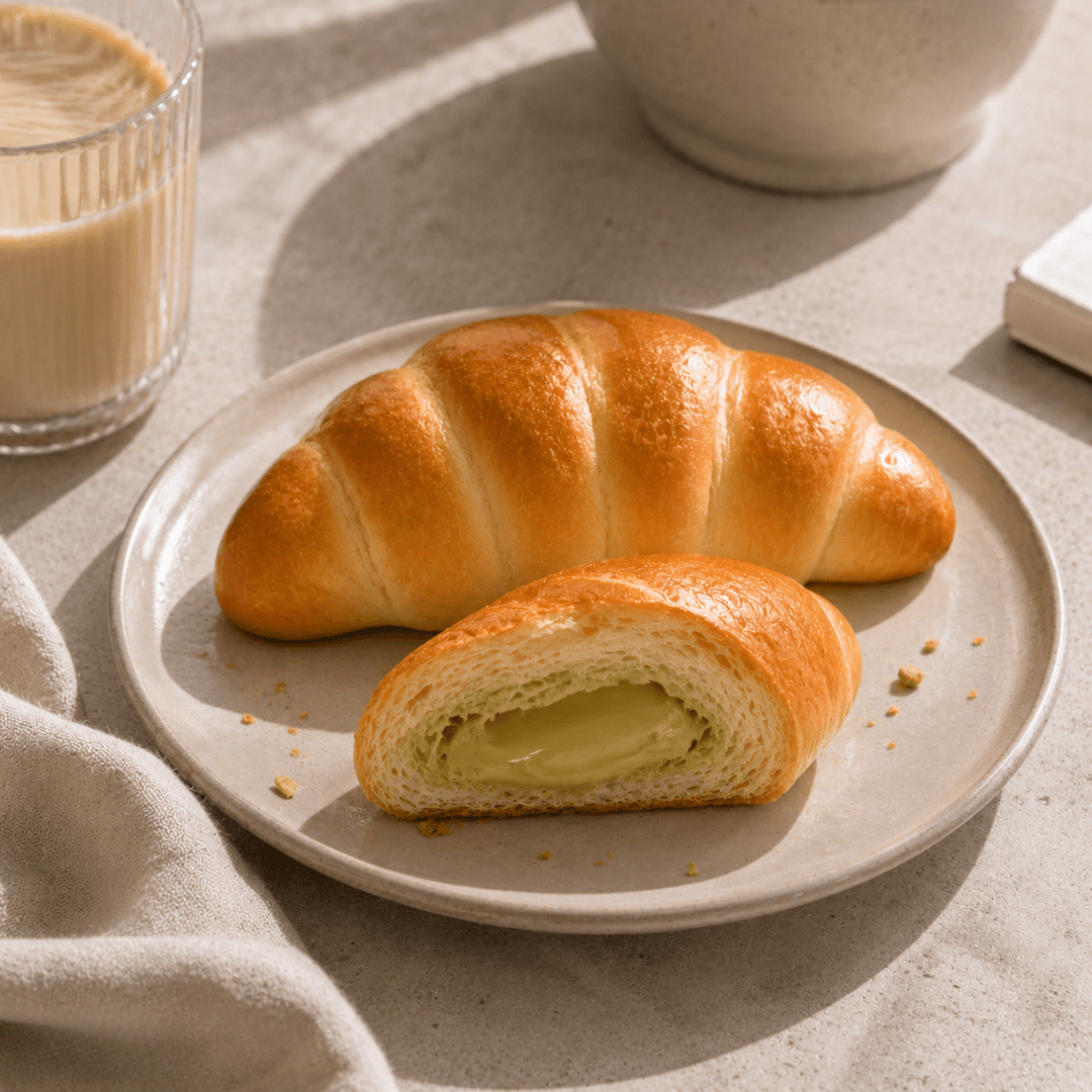 Lot de 8 croissants protéinés (Vanille, Chocolat, Pistache, Noisette) - Mincidelice