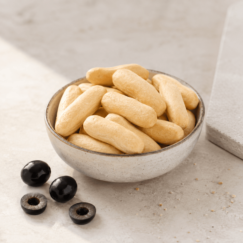 Mini gressins protéinés aux Olives - Mincidelice