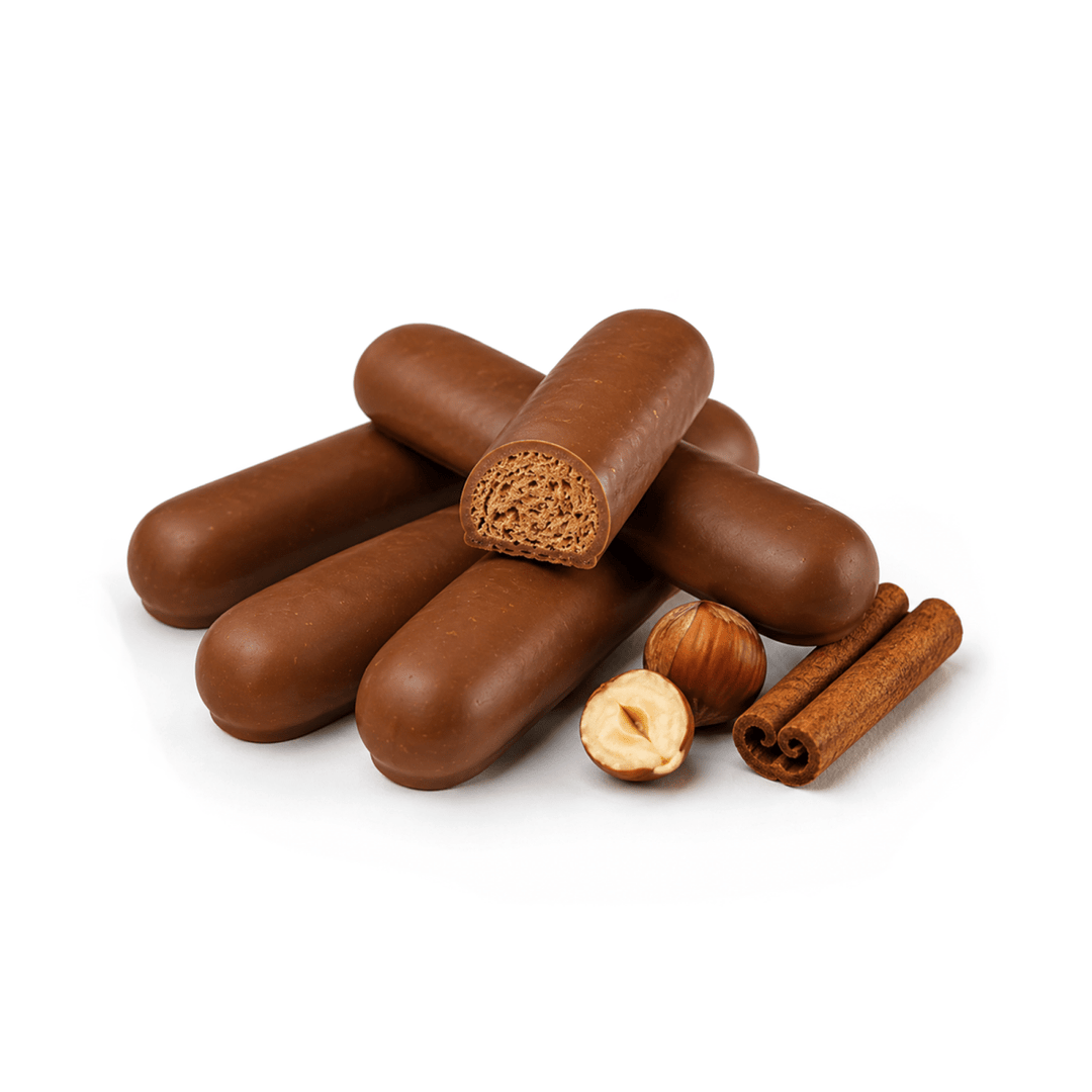 Mini sticks noisettes cacao hyperprotéinés - Mincidelice