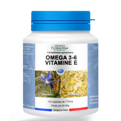 Omega 3/6 Vitamine E 715 mg - Mincidelice