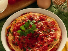 Omelette au fromage façon pizzaiolo