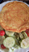 Omelette et laitue Iceberg