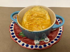 Délicieux tortino à la pancetta et au curry