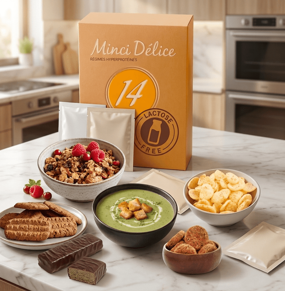 Régime hyperprotéiné 14 jours sans lactose - Mincidelice