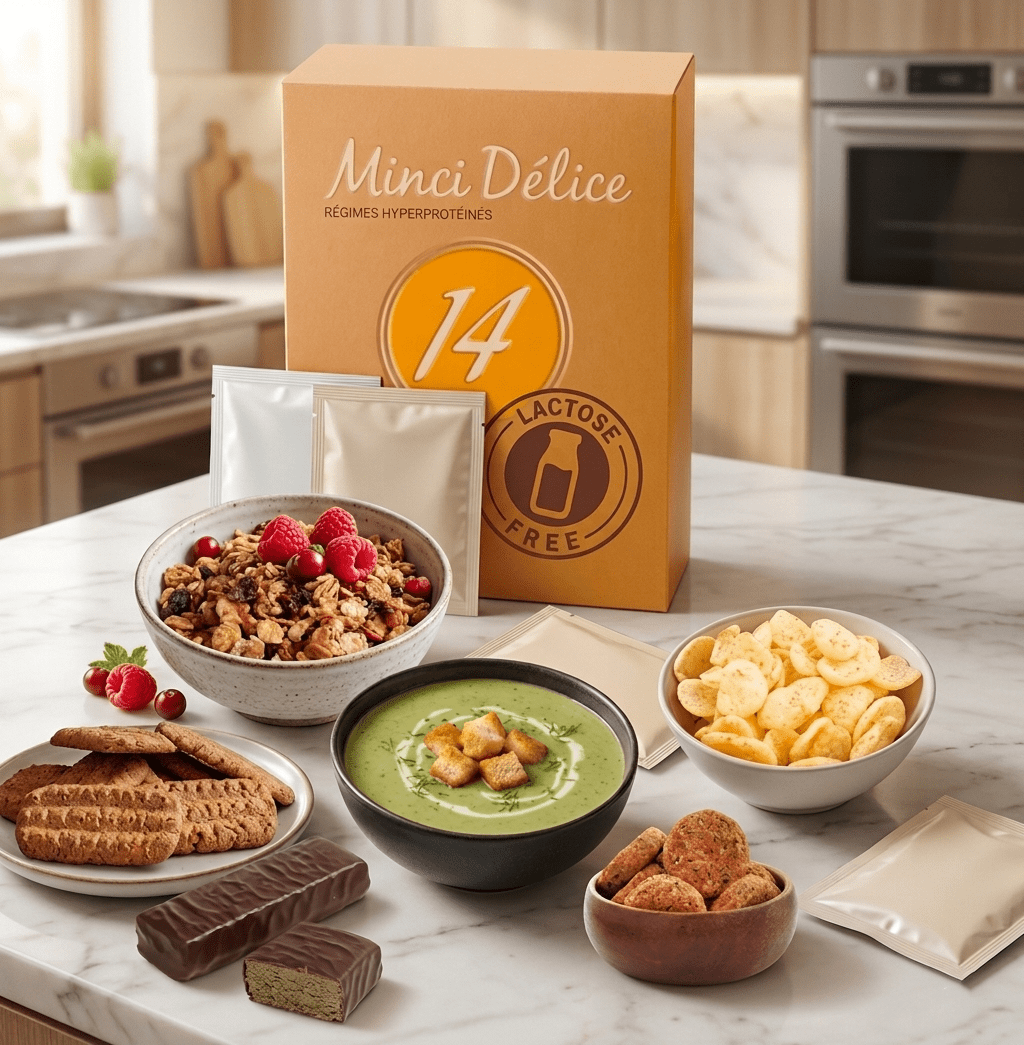 Régime hyperprotéiné 14 jours sans lactose - Mincidelice