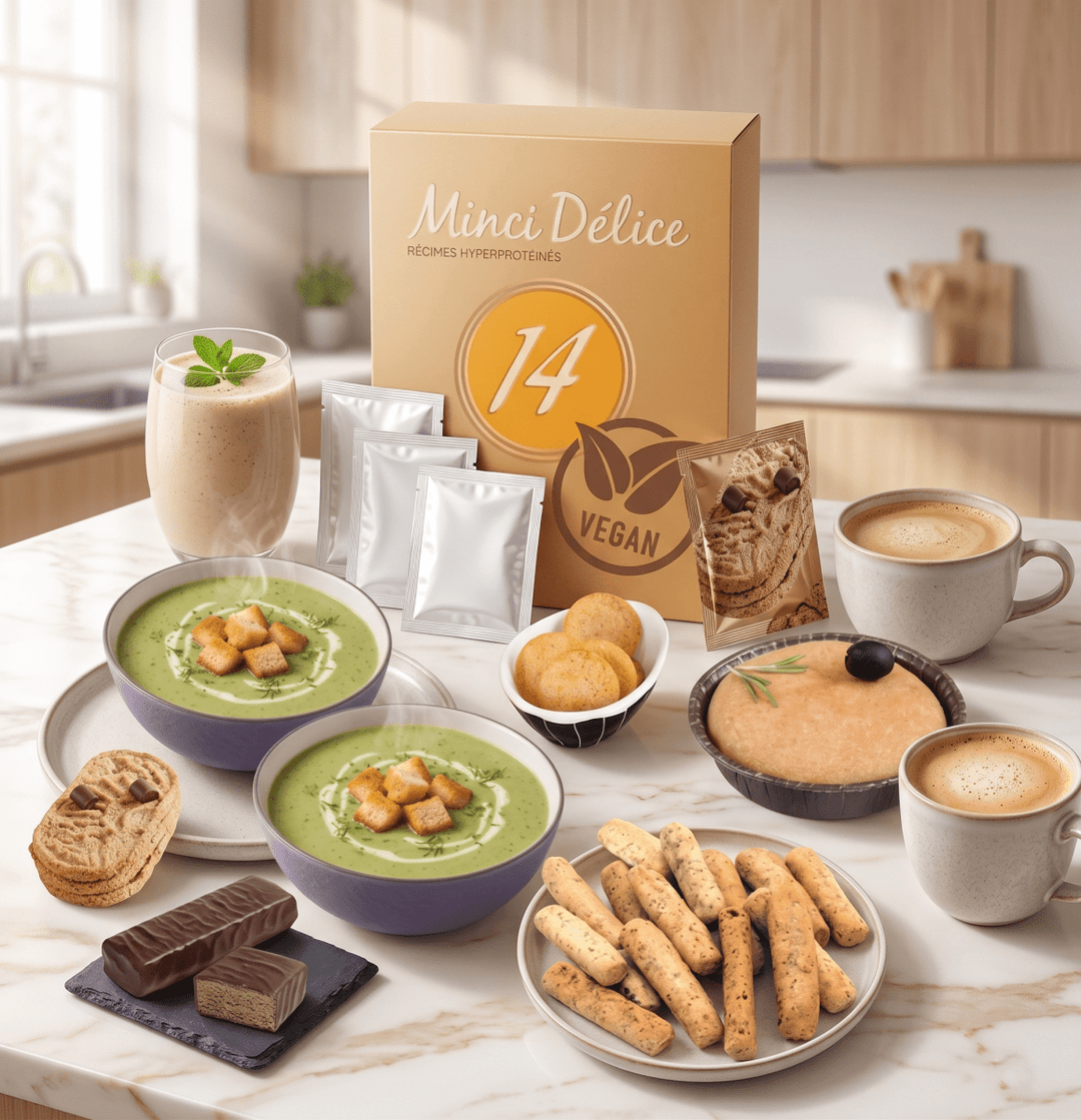 Régime hyperprotéiné 14j VEGAN - Mincidelice