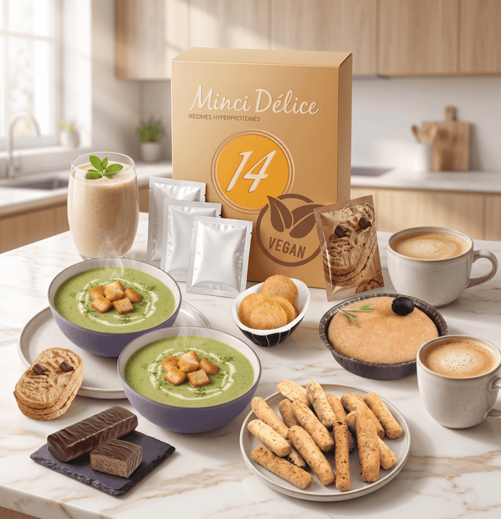 Régime hyperprotéiné 14j VEGAN - Mincidelice