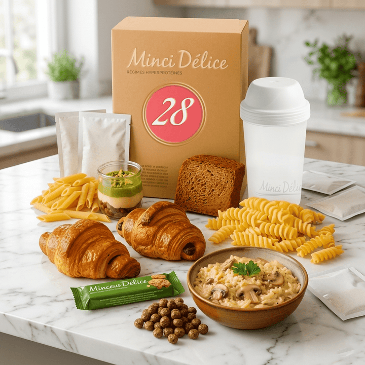 Régime hyperprotéiné 28 jours DOLCE VITA (jusqu'à - 9kg) - Mincidelice