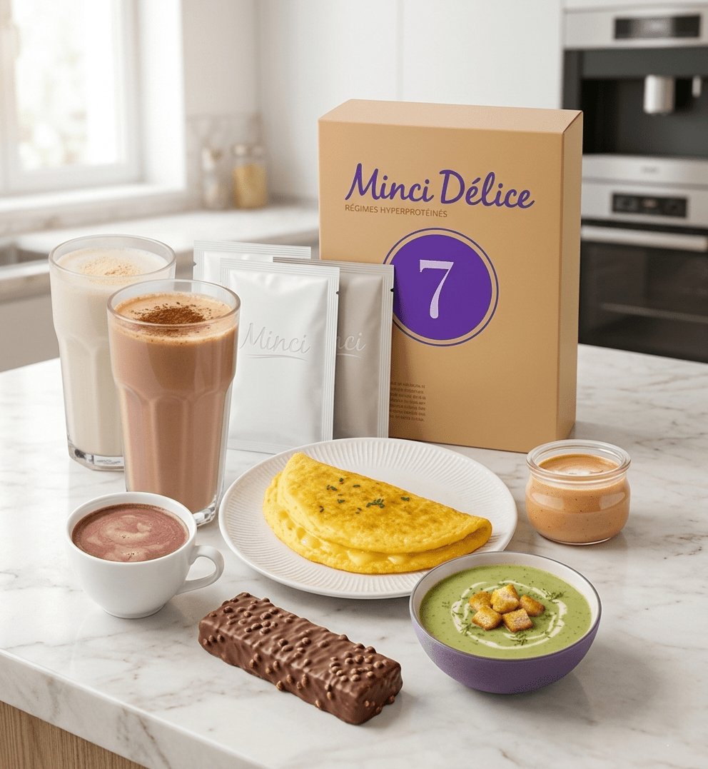 Régime hyperprotéiné 7 jours boissons chocolat - Mincidelice