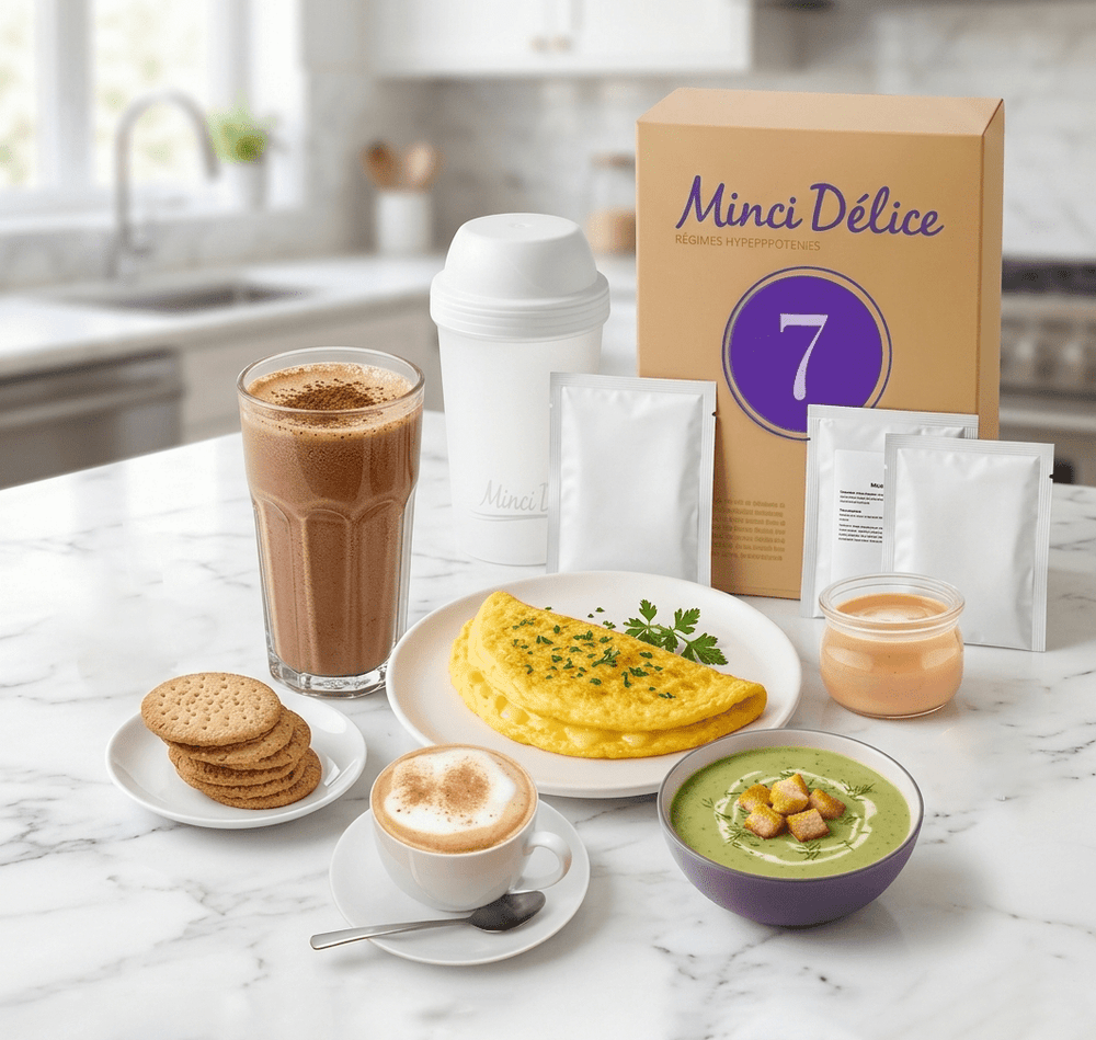Régime hyperprotéiné 7 jours Boissons variées - Mincidelice
