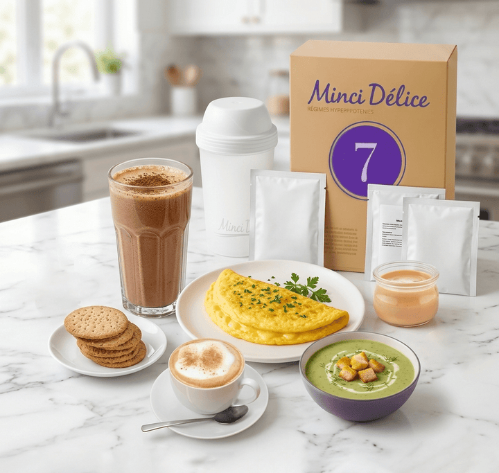 Régime hyperprotéiné 7 jours Boissons variées - Mincidelice