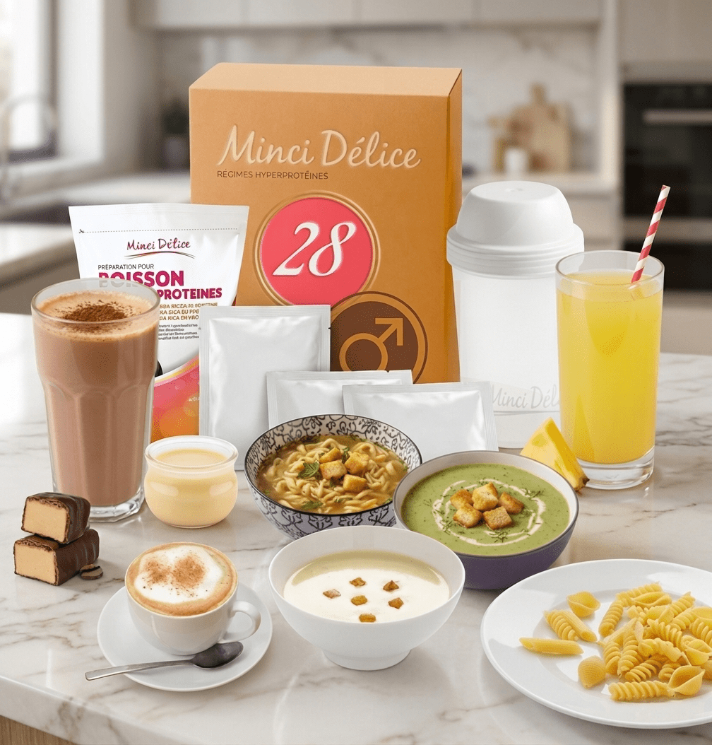 Régime hyperprotéiné homme 28 jours - Mincidelice