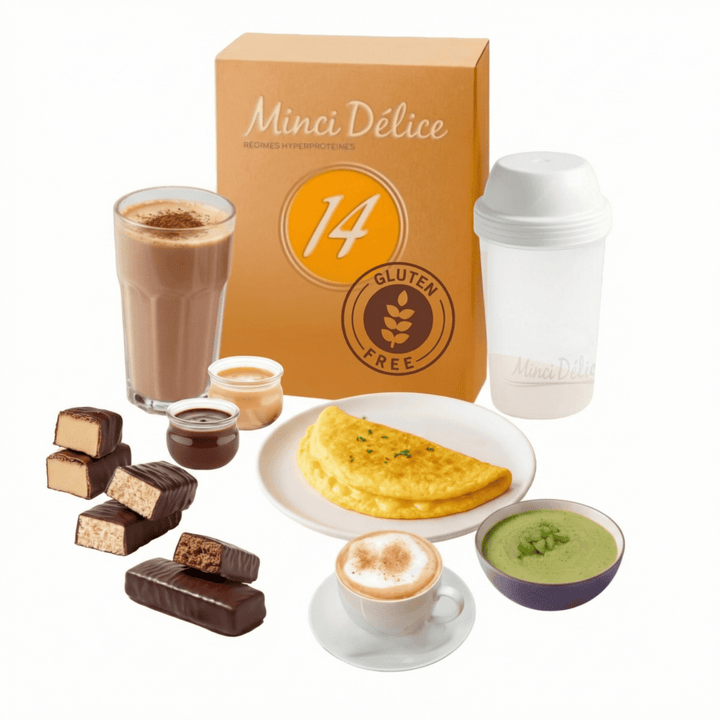 Régime hyperprotéiné sans gluten pour 14 jours - Mincidelice