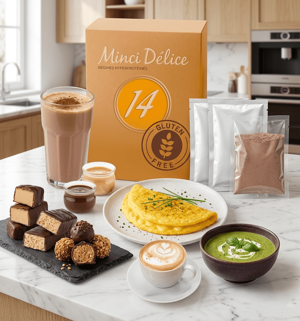 Régime hyperprotéiné sans gluten pour 14 jours - Mincidelice