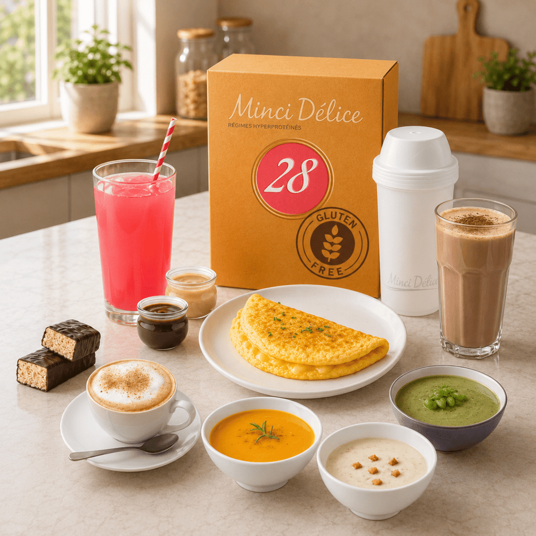 Régime hyperprotéiné sans gluten pour 28 jours - Mincidelice