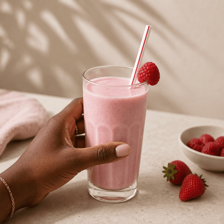 Smoothie hyperprotéiné fraise framboise SG - Mincidelice