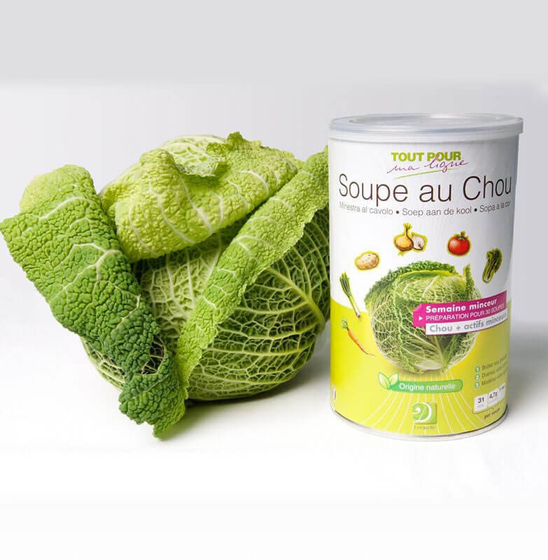 Soupe au chou et actifs minceur - Mincidelice