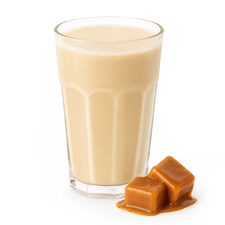Substitut de repas milk - shake arôme Caramel sans gluten - Mincidelice