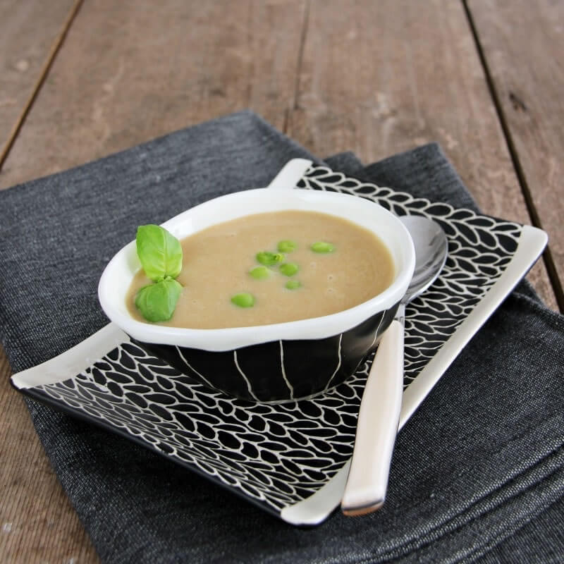 Velouté pois cassés et lardons - Mincidelice
